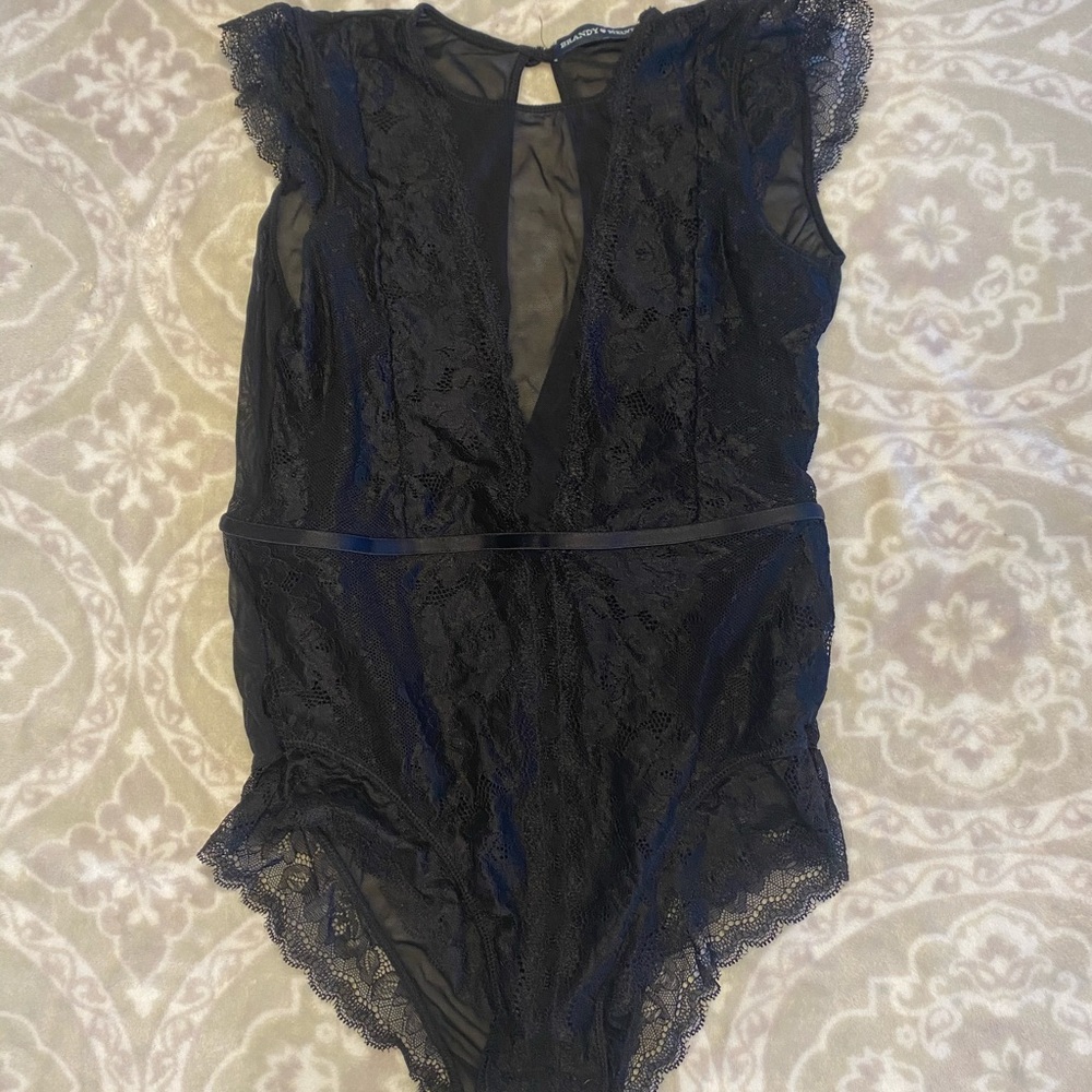 Brandy Melville lace and mesh bodysuit